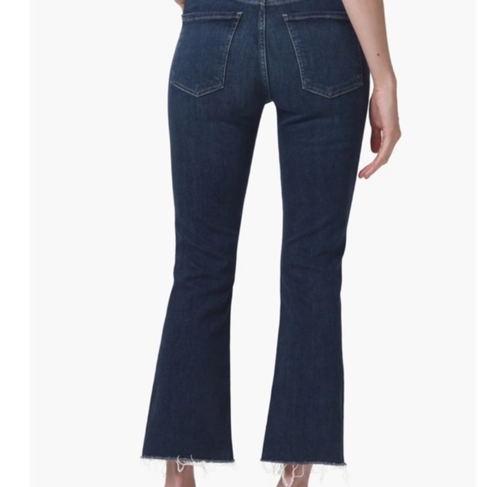Citizens of Humanity Isola Crop Raw Hem Bootcut Jeans
